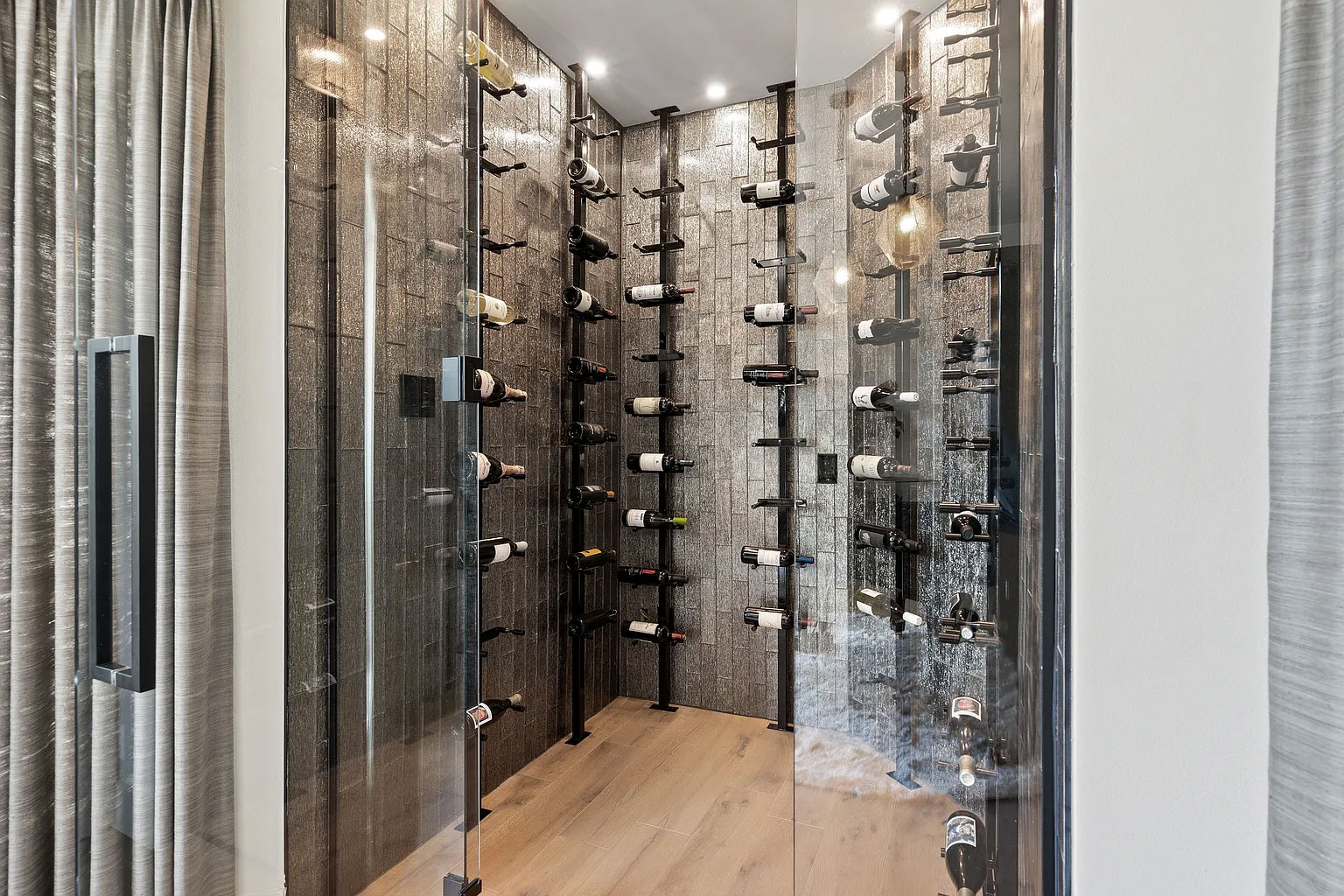 Luxury Wine Cellar, home builder, custom, austin, hill country